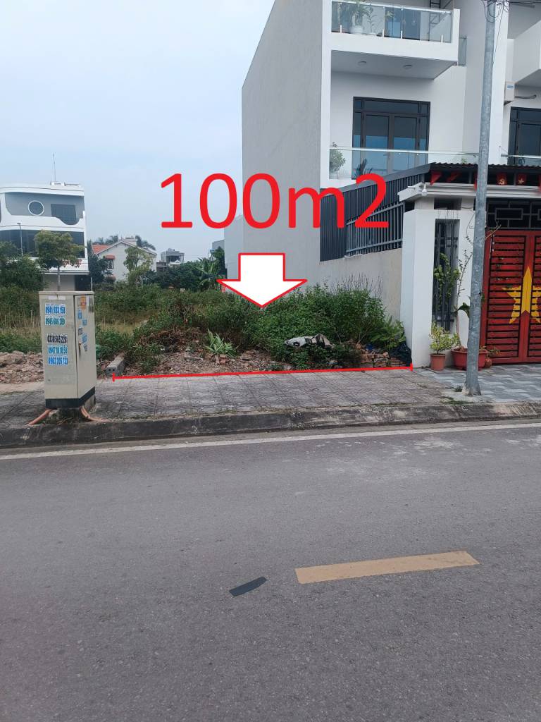 Bán đất sát KCN Hải Long Vsip, Ninh Bình, 100m2  giá hơn 1 tỷ